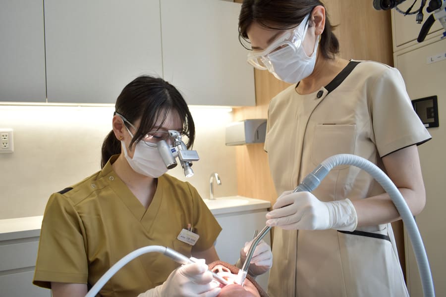 虫歯治療のプロセス